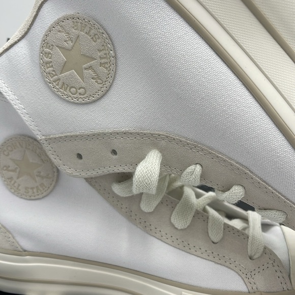 Converse WMNS CTAS LIFT HI
WHITE/VAPOROUS GRAY/LIGHT GOLD A09774C Platforms Snkr - Picture 14 of 16